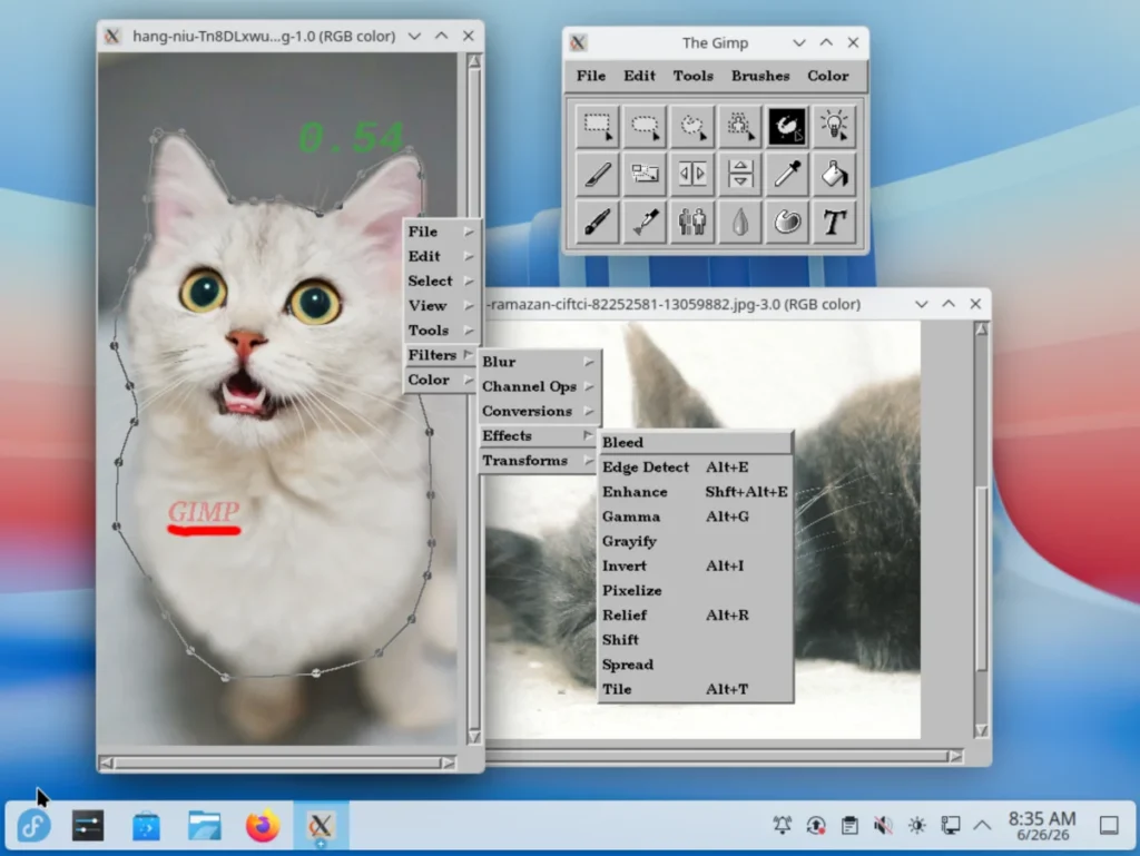 unearthing-a-digital-relic-gimp-0-54-resurfaces-as-a-flatpak-time-capsule