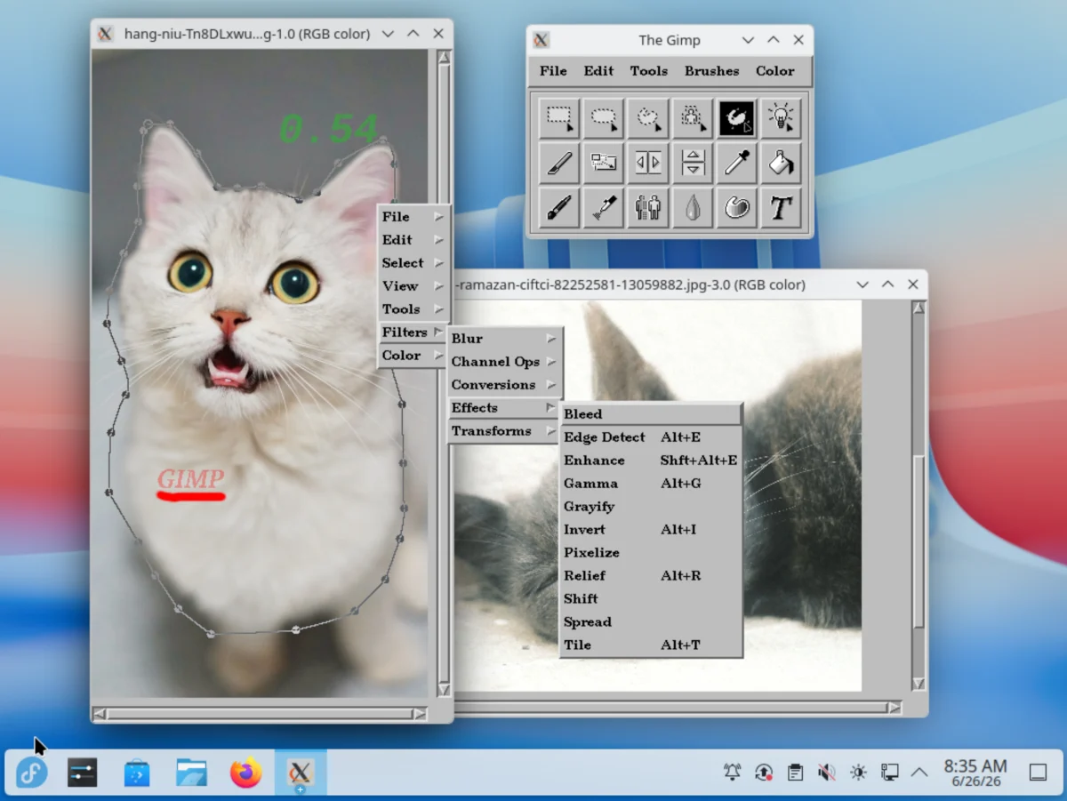 unearthing-a-digital-relic-gimp-0-54-resurfaces-as-a-flatpak-time-capsule