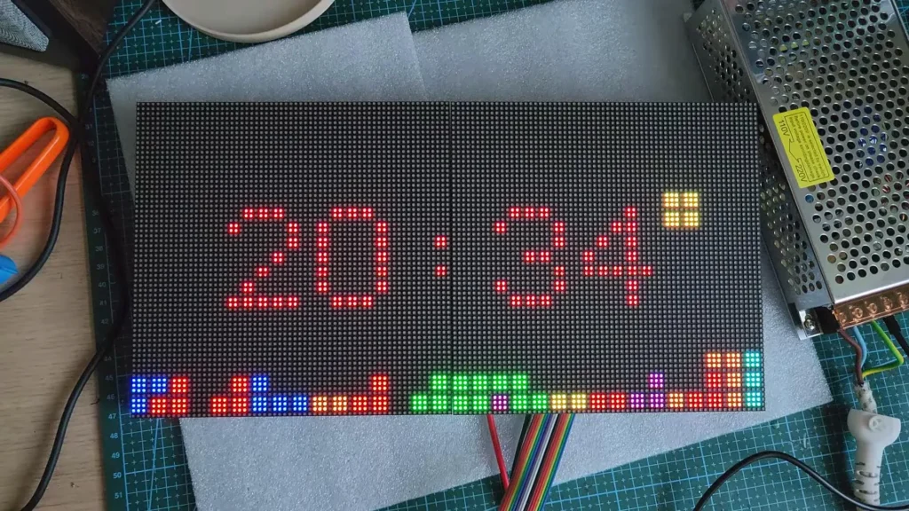 level-up-your-workbench-the-esp32-s3-retro-arcade-matrix-clock-blends-nostalgia-with-modern-pc-telemetry